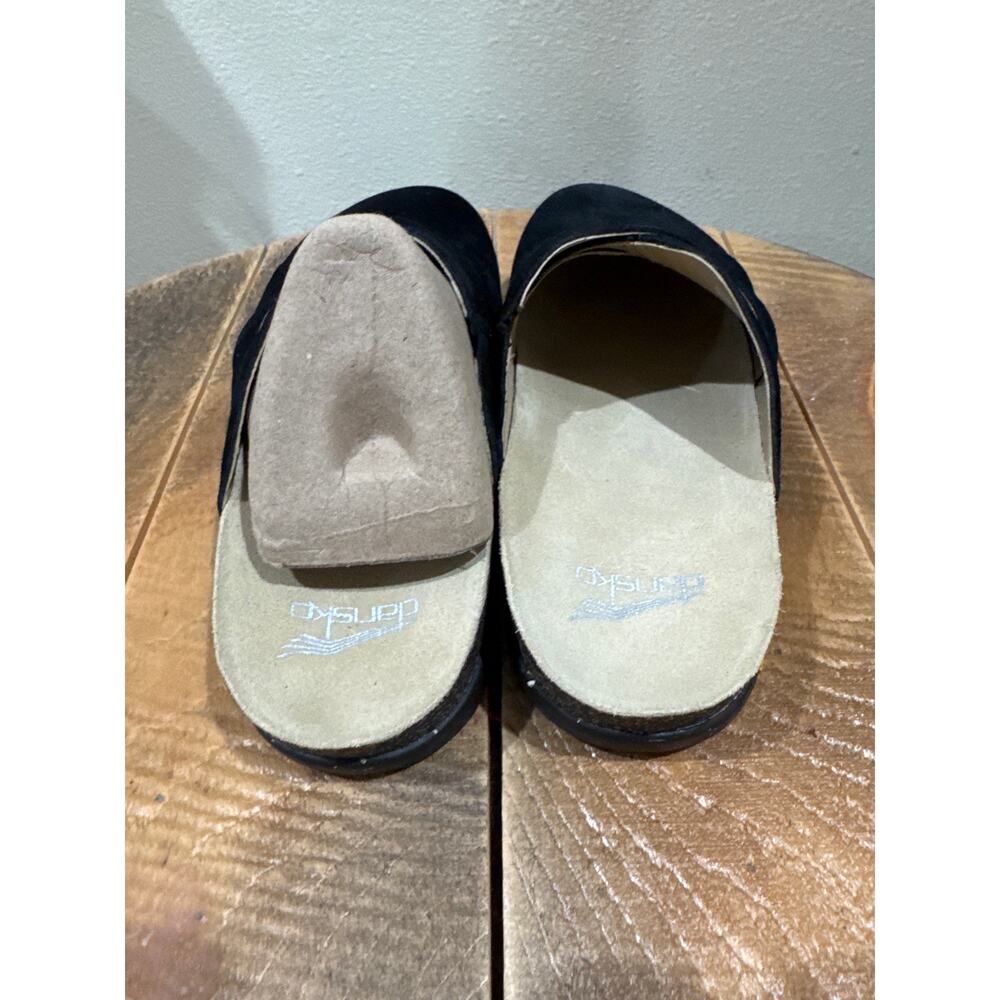 Dansko Daniella Black Suede clogs size 36 (5) new - Picture 4 of 9